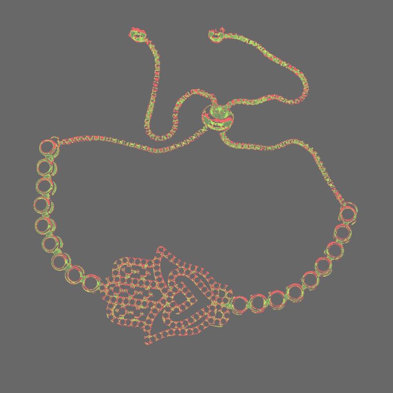 

Link, Chain Rose Gold Black Color Fashion Jewelry Fatimas Hand Pave Nano Turquoises Stone Top Quality Lucky Gift Blue Bracelet