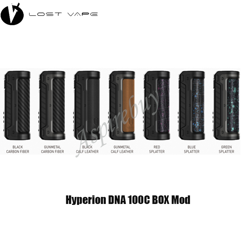 

Lost Vape Hyperion DNA100C Mod 100W Output Powered by Single 21700/20700/18650 battery with Military Grade Tri-proof E-cigarette Authentic