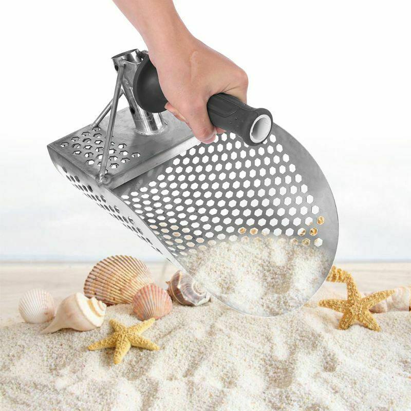 

Beach Sand Scoop Shovel Hunting Tool Stainless Steel Accessories for Metal Detector LB88