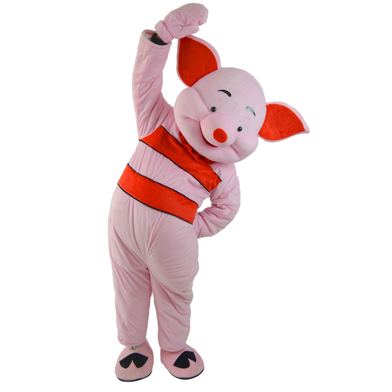 

Mascot doll costume Piglet Pig Mascot Costume Friend Party Fancy Dress Halloween Birthday Party Outfit Adult Size Mascot costume, Pink