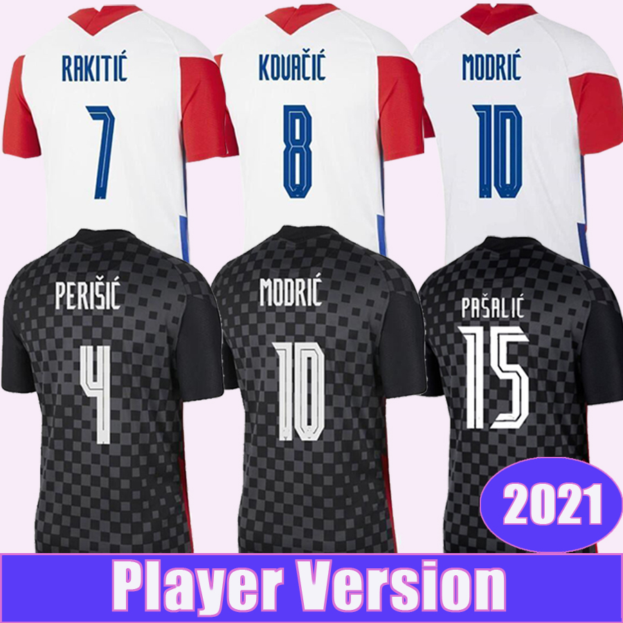 

2021 MODRIC KOVACIC Mens Player Version Soccer Jerseys 21 22 World Preliminary National Team RAKITIC RERISIC MANDZUKIC PASALIC Home Away Football Shirt, Qy4719 2021 home no patch
