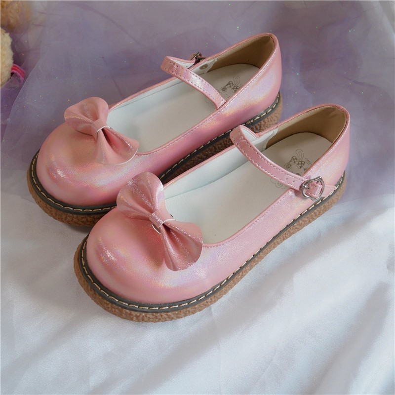 

2021 New Sweet Spring Kawaii Girls Tea Japanese Party Cosplay Beautiful Anime Female Harujuku Jk Uniform Lolita Women's Shoes B521