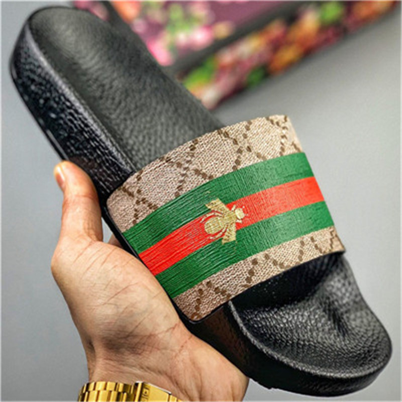 

Men Women Rubber Slide Slipper sandals Designer Slides High Quality Causal Non-Slip Slides Summer coachs Flip Flops Slippers Size 36-45 08