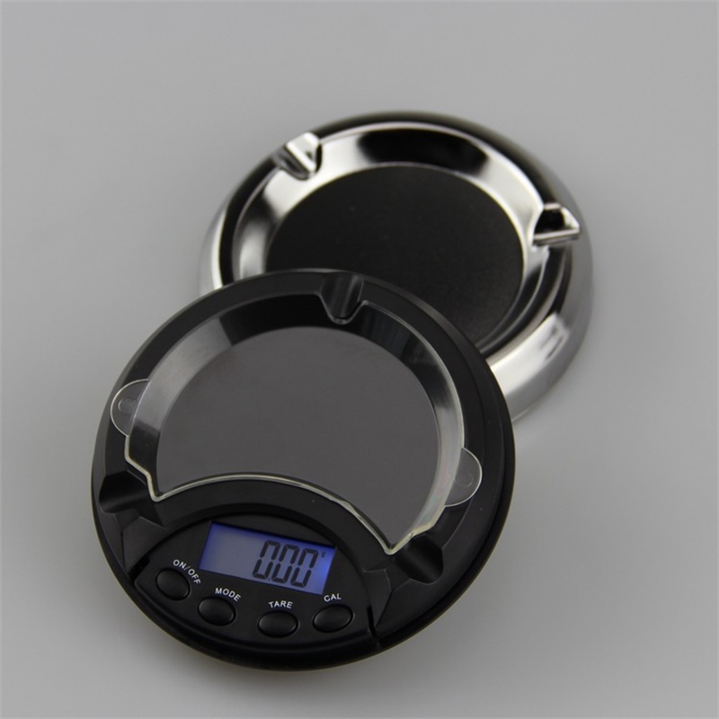 

500g/0.1g 200g/0.01g Balance Electronic Scale High Precision Ashtray Style Digital Scale for Gold Diamond Portable Jewelry Scale 411 V2