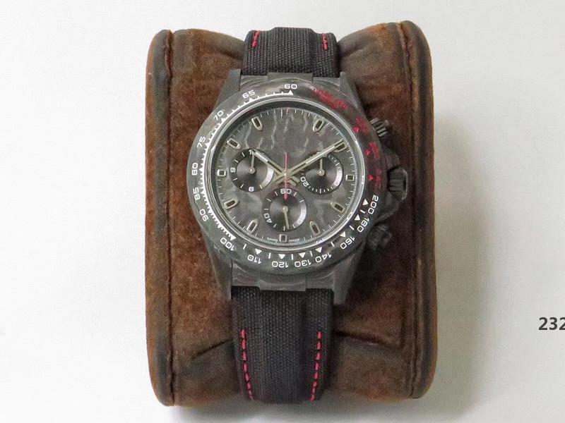 

TW produces carbon fibre mens watch 7750 movement watches men Automatic three-eye multi-function timing mens watches montre de luxe V2, Other payment