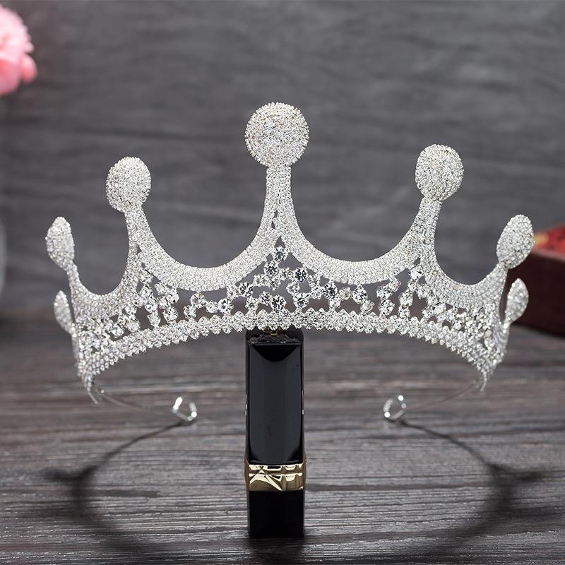 

Hair Clips & Barrettes Baroque Sliver Color Crystal Bridal Tiaras Crown Rhinestone Party Prom Pageant Diadema Bride Headbands Wedding Access, Golden;silver