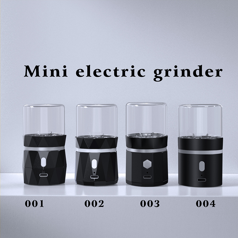 

LTQ Mini Electric Grinder Crusher 400mAh Battery Rechargeable Dry Herb Metal Handheld Chopper With USB Cable ReChargerable