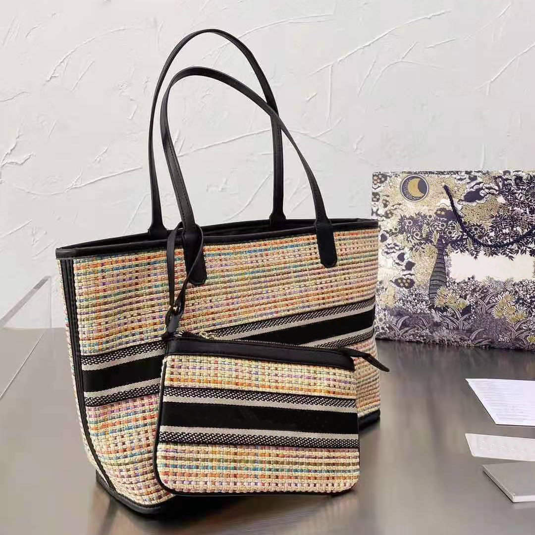 

2021 ladies handbag classic designer woven picture bag, Make up the difference