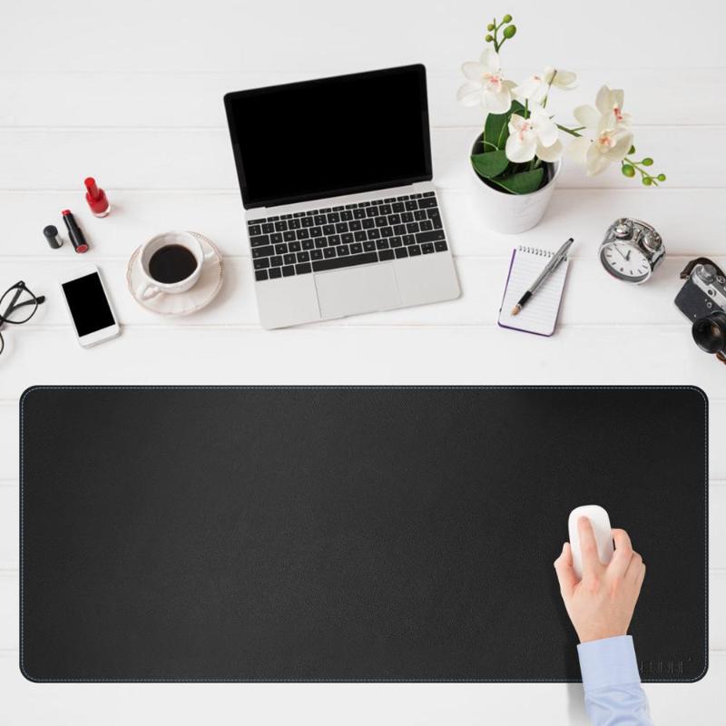 

Mouse Pads & Wrist Rests CENNBIE 120x50cm Large Size XXL Desk Mat Game PC Pad High Quality PU Leather Gaming Black