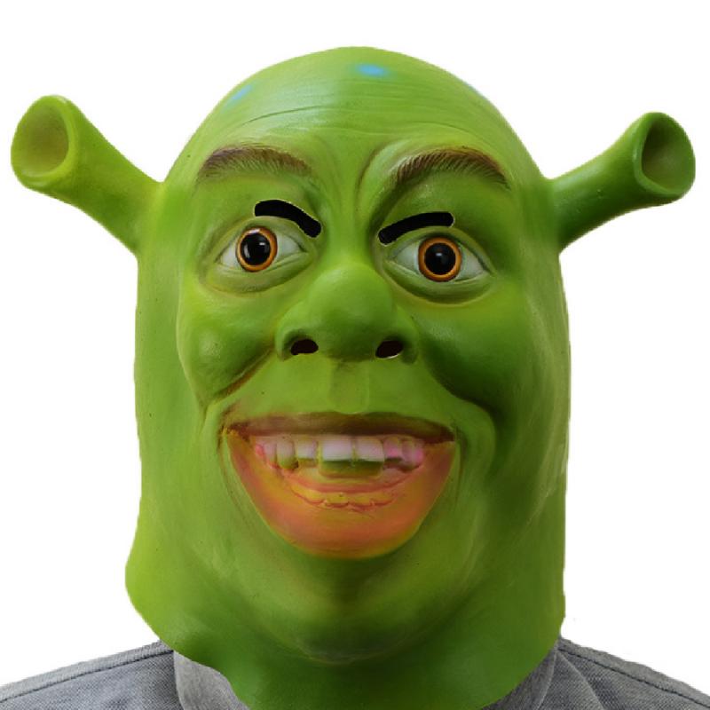 

Party Masks X-merry Toy Movie Roles Shrek Cosplay Mask Halloween Costume Fancy Dress Props Latex