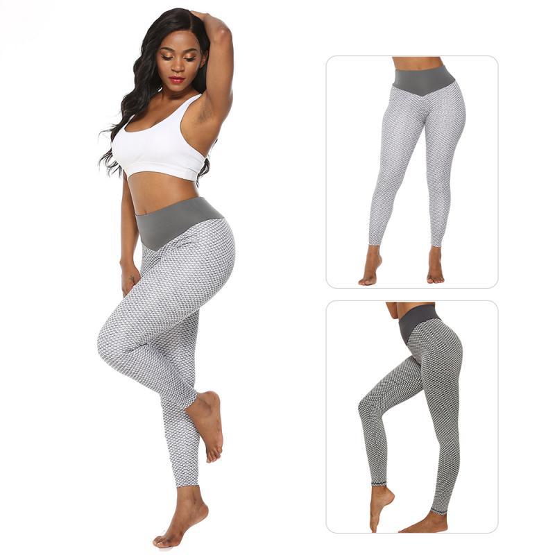 

Women Push Up Leggings Sexy High Waist Elastic Knitted Leggings Fitness Workout Jeggings Legging Women Pants Seamless Pants, White