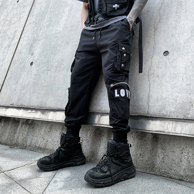

Hip Hop Cargo Pants Streetwear Black 2021 New Men Trousers Casual Harem Joggers Sweatpants Harajuku Mens Clothing Ywz0 24xn