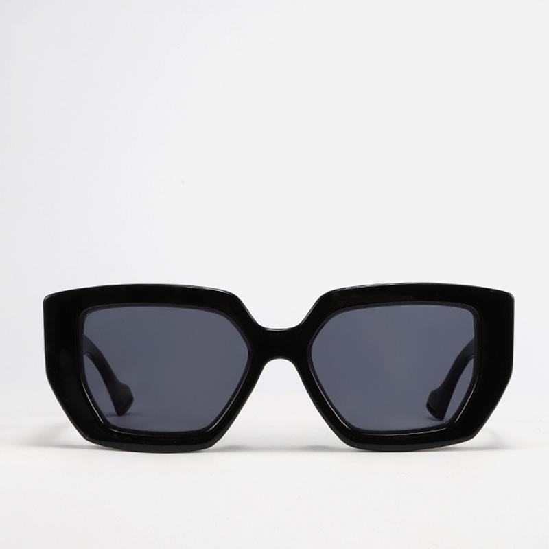 

GESEN Irregular Square Sunglasses Men Milan Fashion Week 2021 Luxury Designer Brand Celebrity Shades Thick Frame Glasses UV400