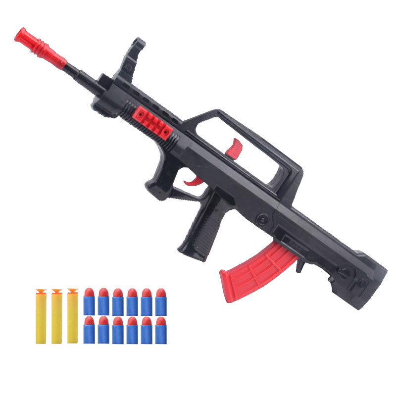 

Type 95 Assault Rifle Soft Rubber Bullet Manual Toy Gun Sniper Shooting Toy Silah For Adults Kids Boys CS Fighting