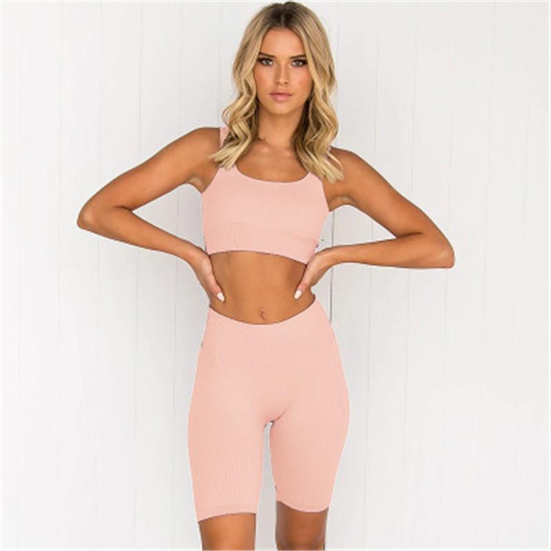 

Ropa Deportiva Mujer Workout Gym Fitness Yoga Set Bra Shorts Sport Tracksuit Active Wear Crop Top Running, Yoga set dark purple