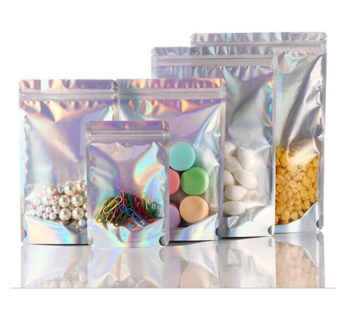 

resealable package mylar bags ziplock open top cbd tamper Edibles Gummies Packaging Zipper Pouch Retail Bag