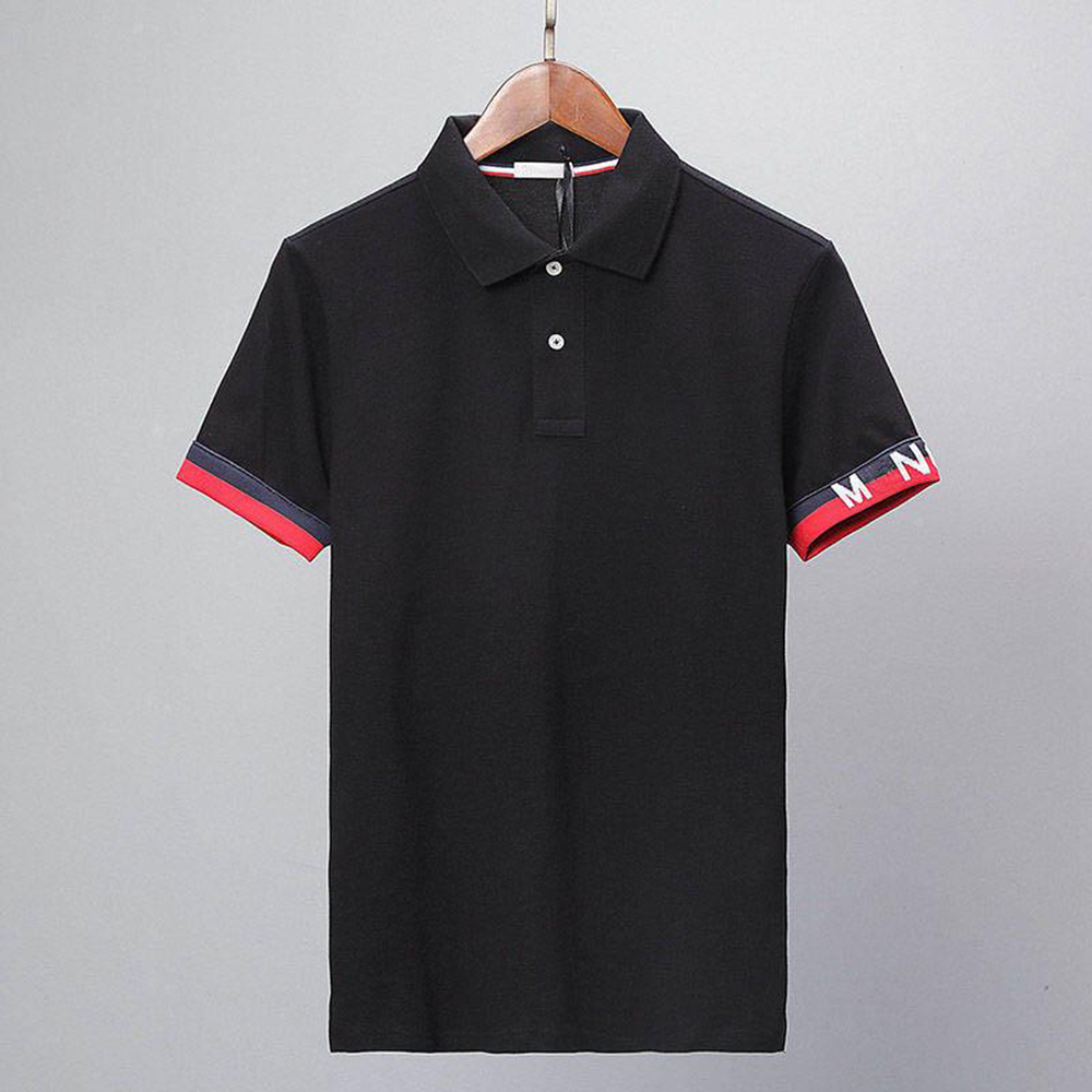 

Luxury brand menswear designer polo cotton T shirt summer fashion simple breathable short-sleeved lapel casual top, Customize