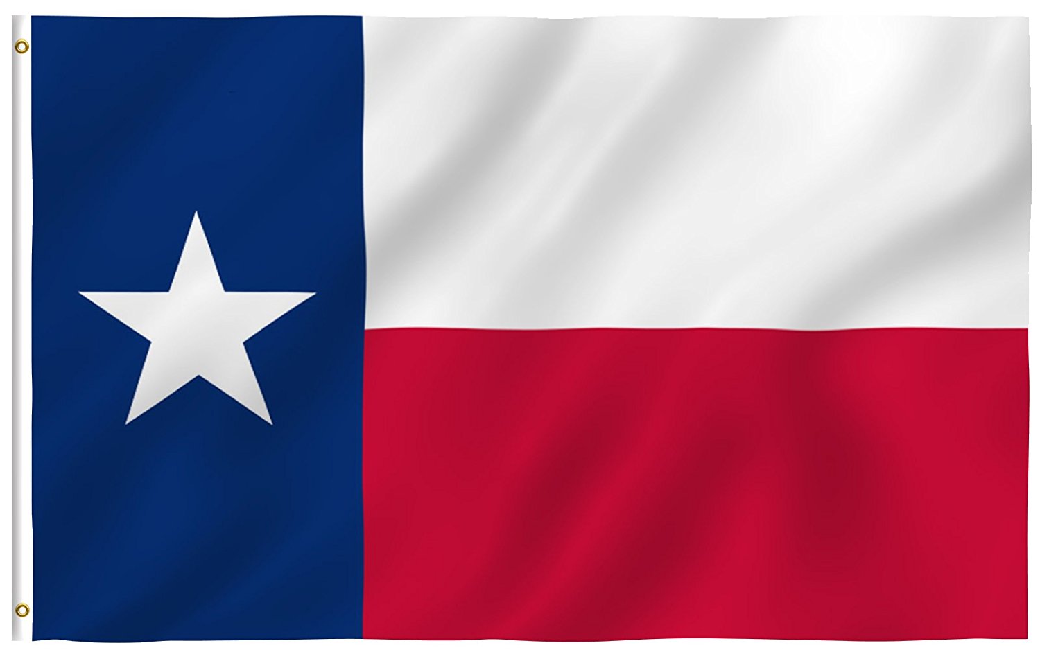 

2021 High Quality 90x150cm Texas State Flag - Vivid Color and UV Fade Resistant - 100% Polyester Texan TX Garden Flags with Brass Grommets