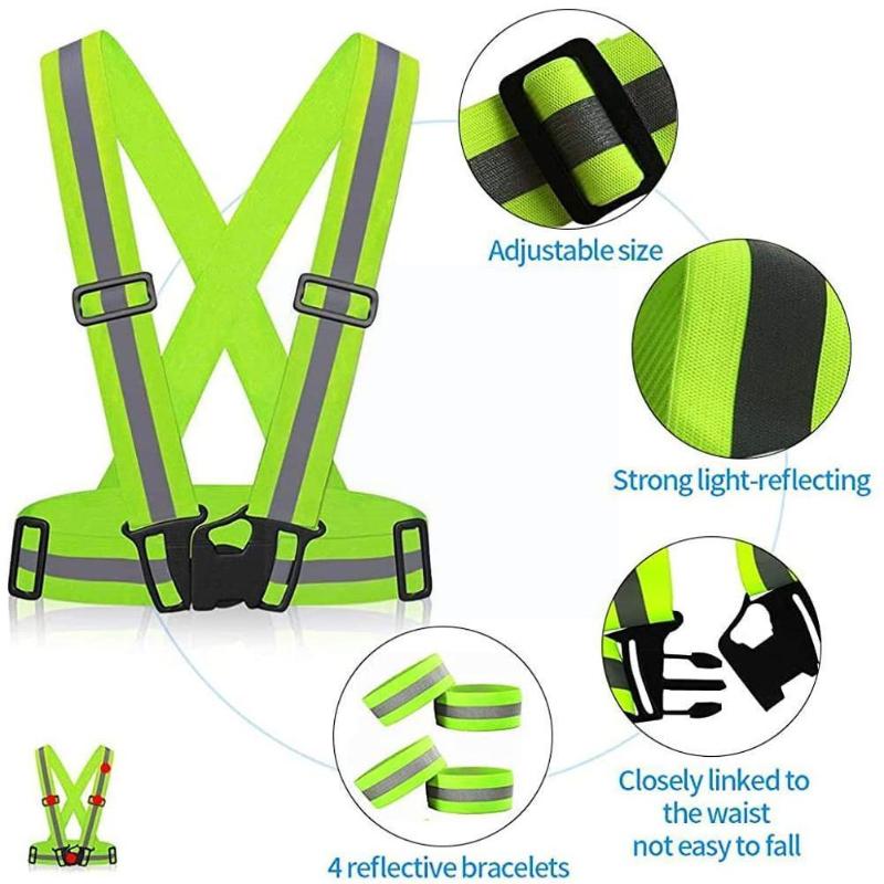 

Hunting Jackets Reflective Vest Suit Elastic Night Running Travel Safety Belt Cycling Unisex Accessories Wholesa U1b0