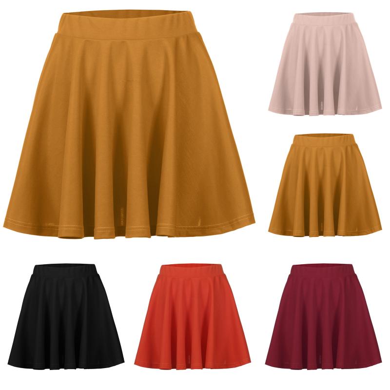 

Skirts Sexy Skirt 2021 Solid Color Lotus Leaf Pendulum Transparent Nightclub Party Mini Women Jupe Femme Faldas Korean#f35, Pink