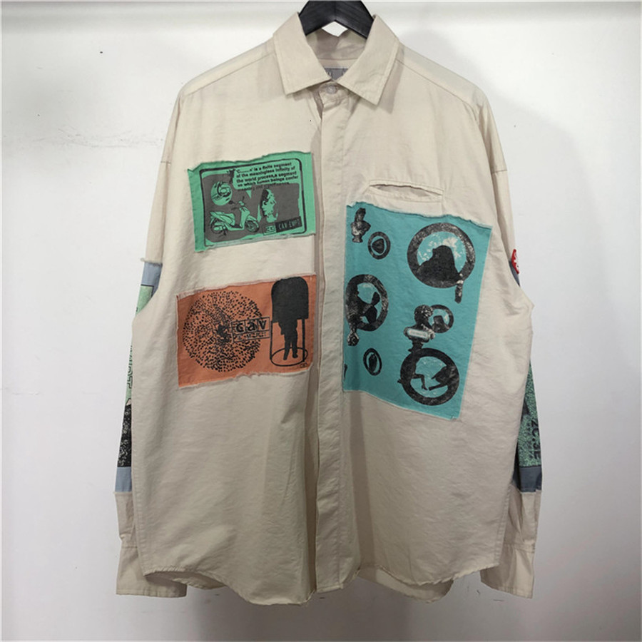 

2021 New Long Sleeve Cavempt Men Women Vintage Do Old Shirt Cav Empt Mens Shirts A3p6