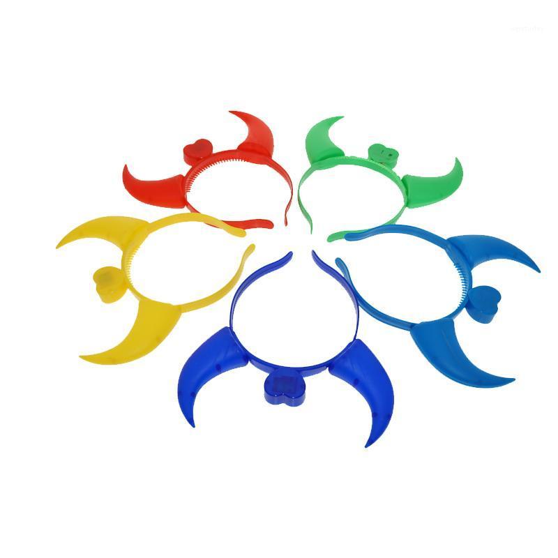 

Party Decoration 15PCS Luminous Hair Accessory Led Glowing Headband Halloween Devil Horns Toys Year Props Kids