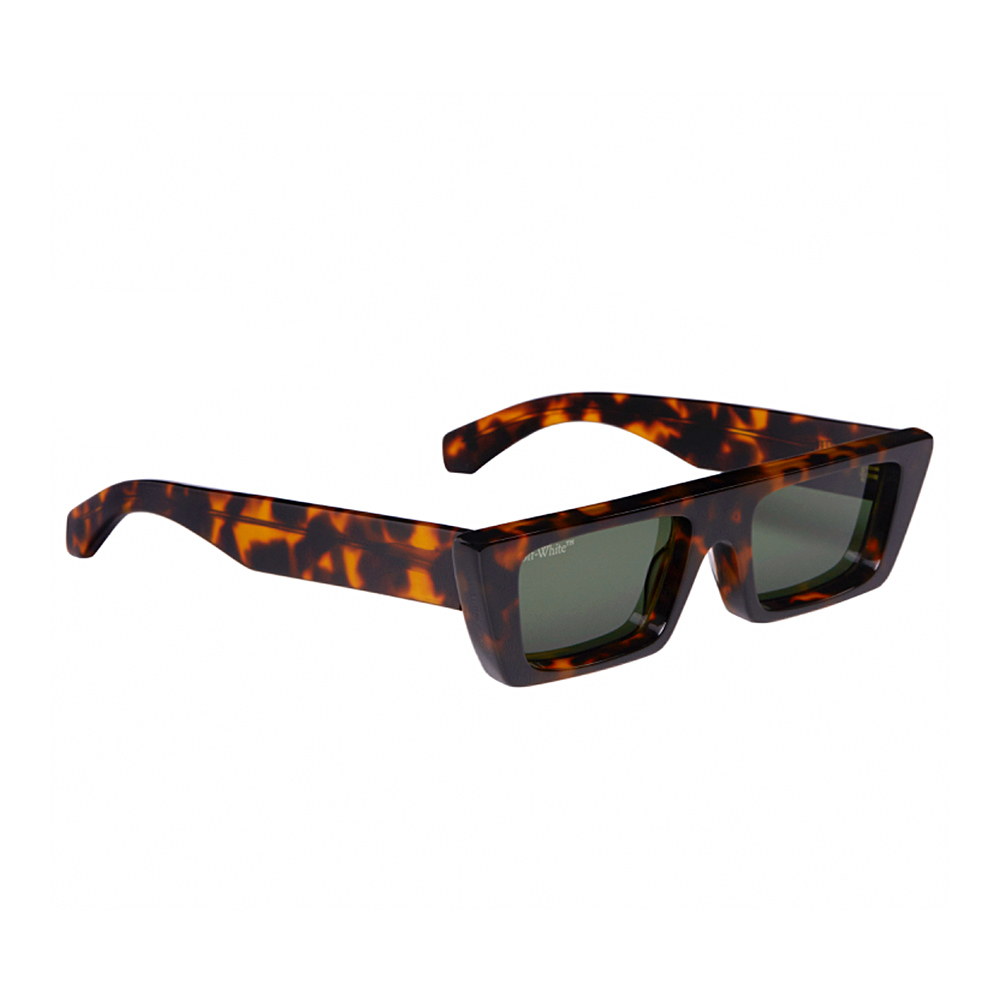 

High Quality OF WHITE Marfa Cat-Eye Acetate Rectangular Men's Sunglasses Women's Optical Myopia Lenses Frame OERI010, Silver