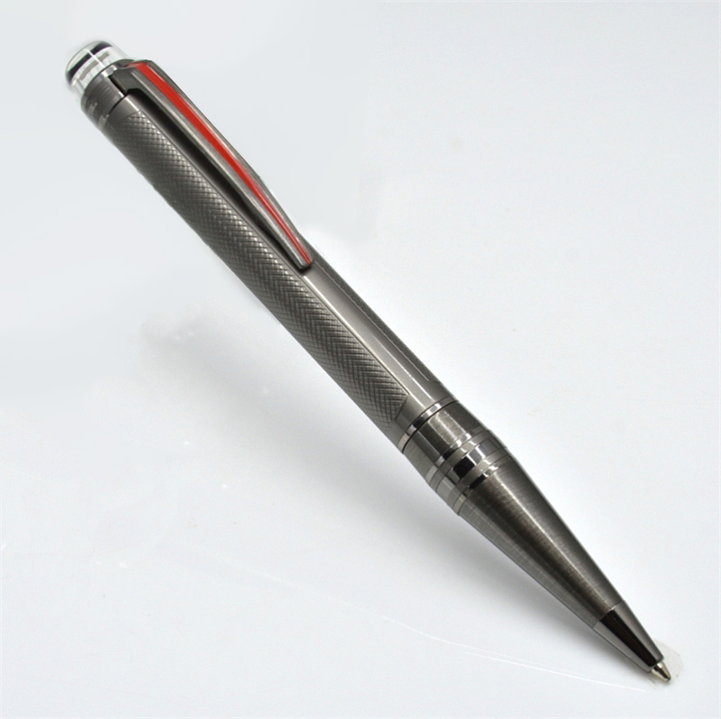 

high quality black gray ballpoint pens Roller ball pen with Crystal head office stationery Promotion ball-pens For Business gift