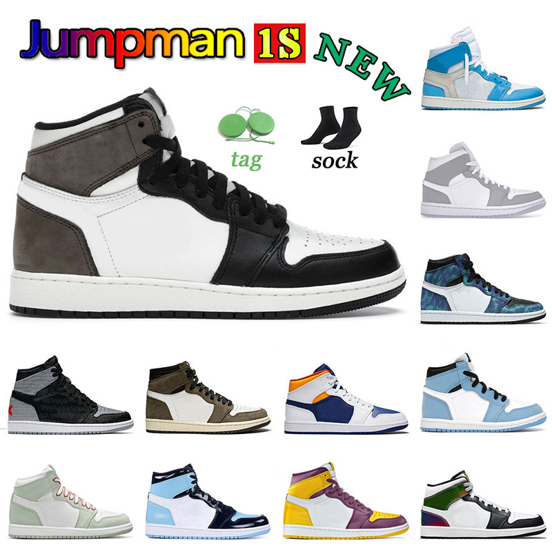 

2022 New Arrival Dark Mocha Mens Womens Basketball Shoes Jumpman 1 1s Brotherhood Heritage Tvs X Fragement Khaki Red Black Sliver Suede Twist Sneakers Trainers 36-47, M13 40-47 cactus jack