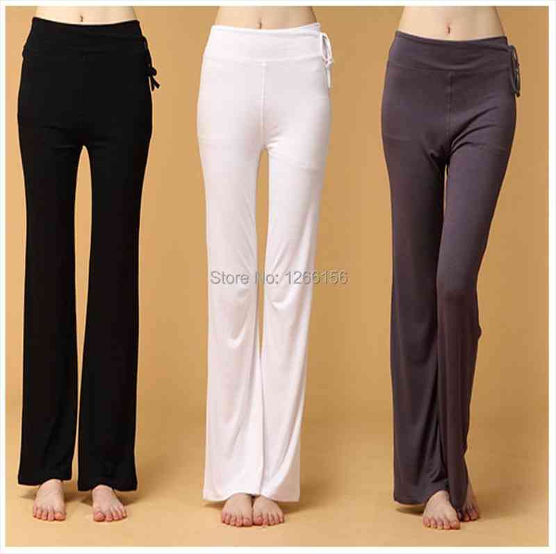 

1pcs plus size trousers womens pants spring fashion pure cotton fabric high waist casual dance woman, Black;white