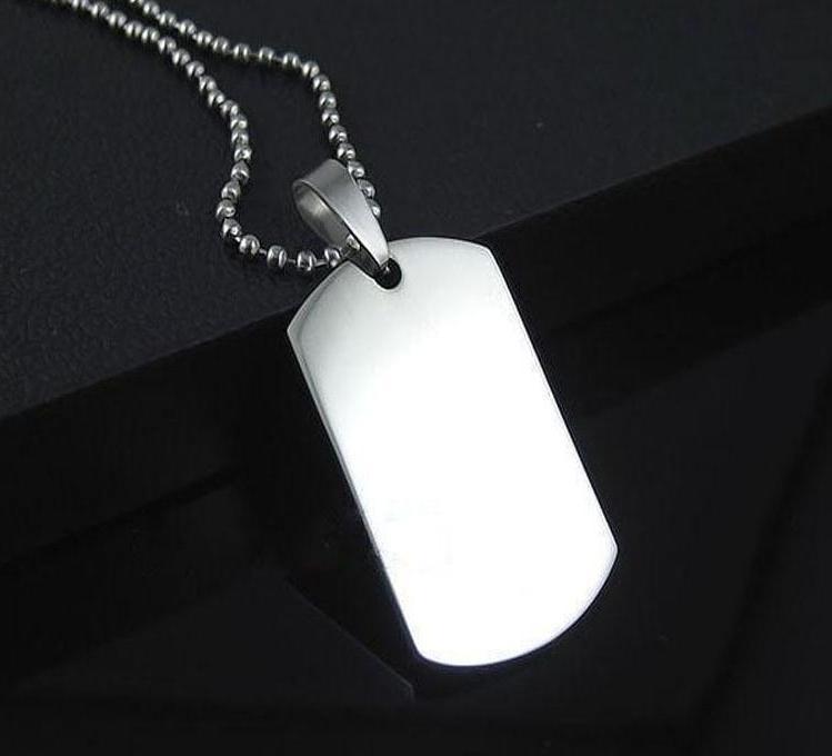 

Wholesale Dog Tag Stainless Steel Pet Id Name Tag Pendant Free Shipping Wholesale