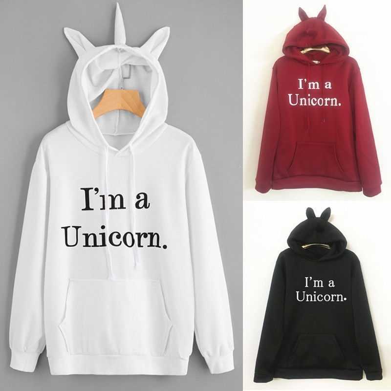

hoodiesUnicorn high quality CVC bodyguard women' long sleeve top, White
