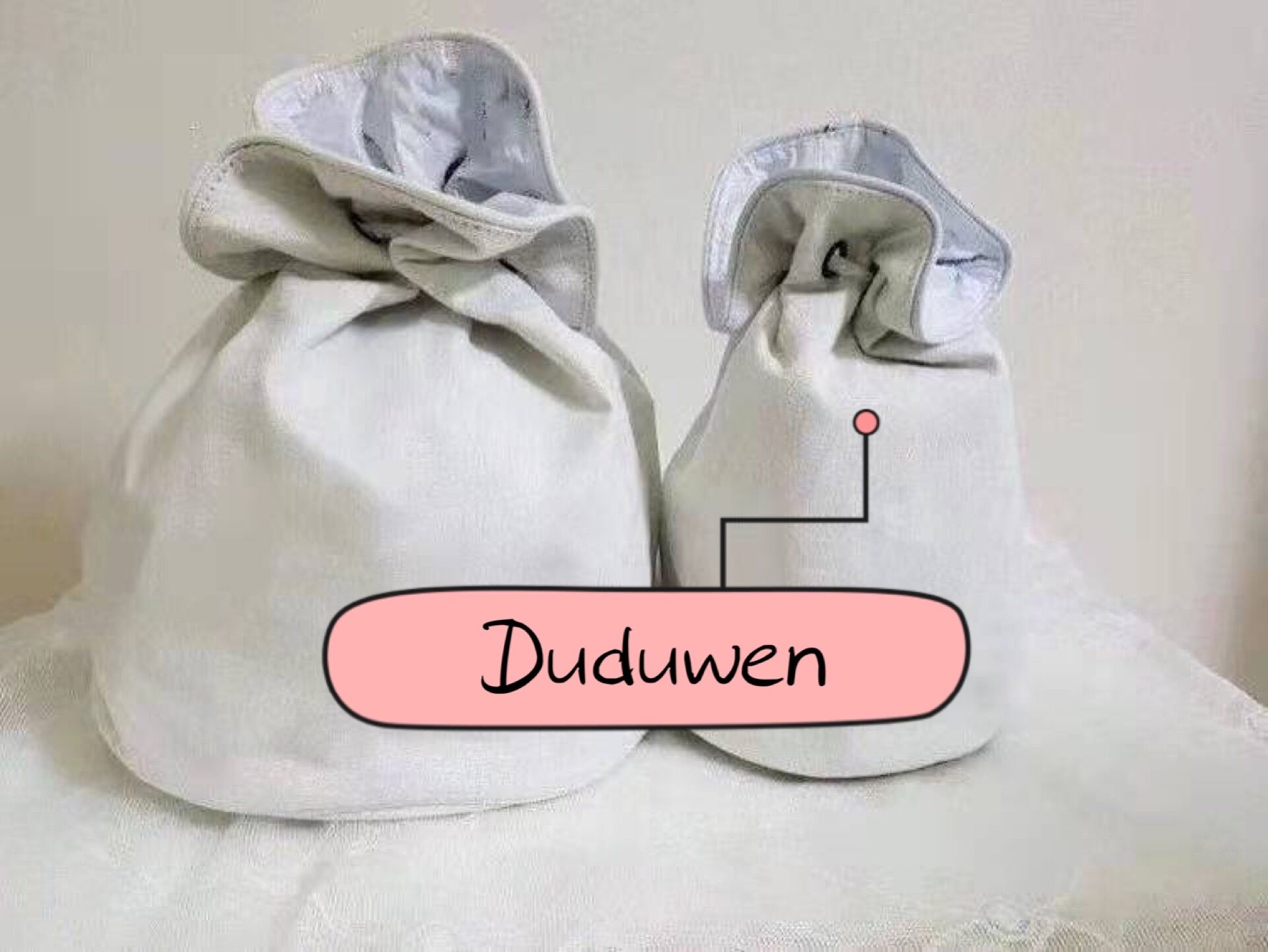 

selections white canvas string bag fashion printed letters C gift sundries storage case duduforvip, Blue;pink