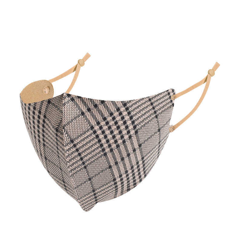 

star for boys and girls in spring breathable veet plaid washable space cotton mask