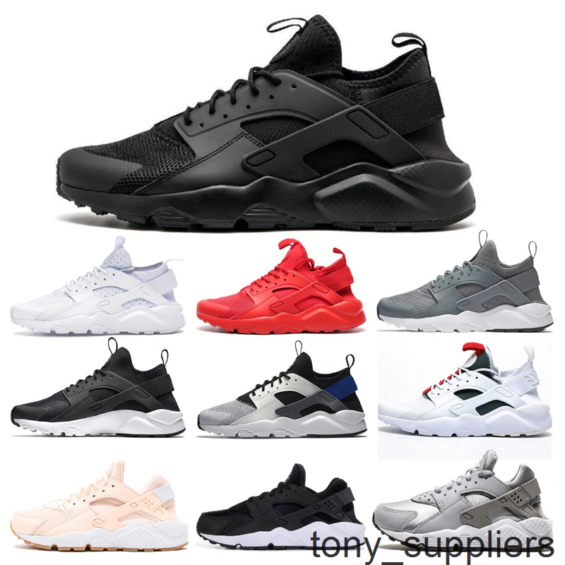 

Huarache 4.0 1.0 Classical Triple White Black red Running Shoes for mens women breathable sports Sneaker trainers size 36-45