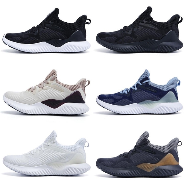 

2019 New AlphaBounce Beyond High Quality racer marbles shark outside Sport Shoes Black Grey White Alpha Khaki bounce shoes 36-45