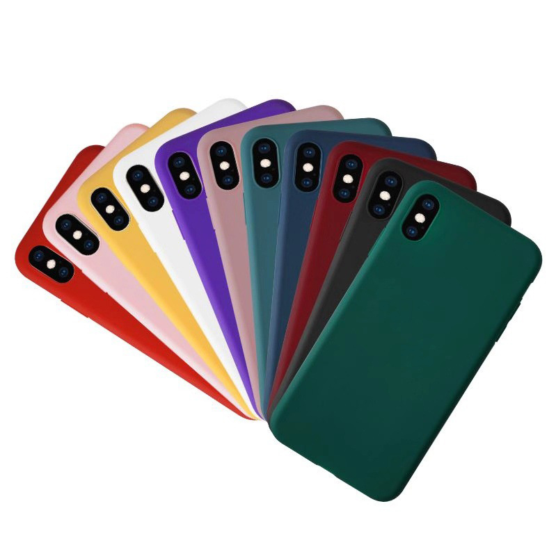

y925 Luxury mobile Phone cases soft touch Silky Smooth Liquid tpu silicone back case cover For iPhone 6 6s 7 8 plus X Xs Xr Max