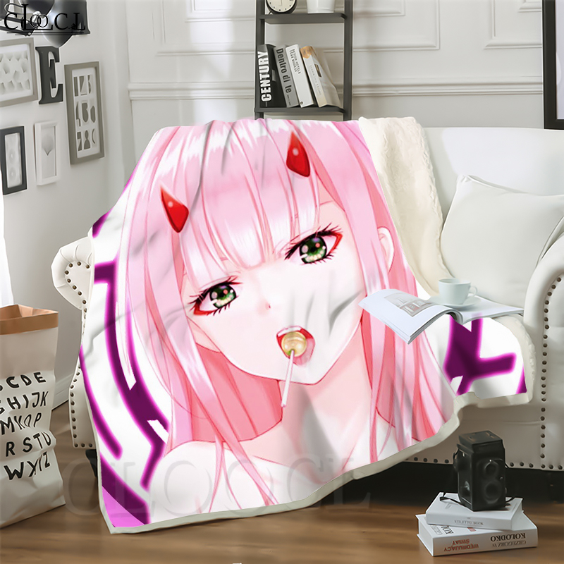 

CLOOCL Hot Ahegao Endless Expression 3D Print Harajuku Conditioning Blanket Sofa Teens Bedding Throw Blankets Plush Quilt