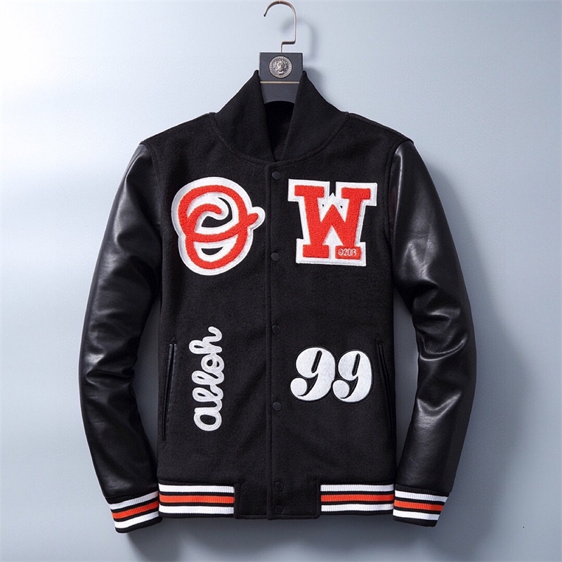 

Autumn and Winter New Men's Baseball Suit Trend Leisure Large Casual Jacket, Black;brown