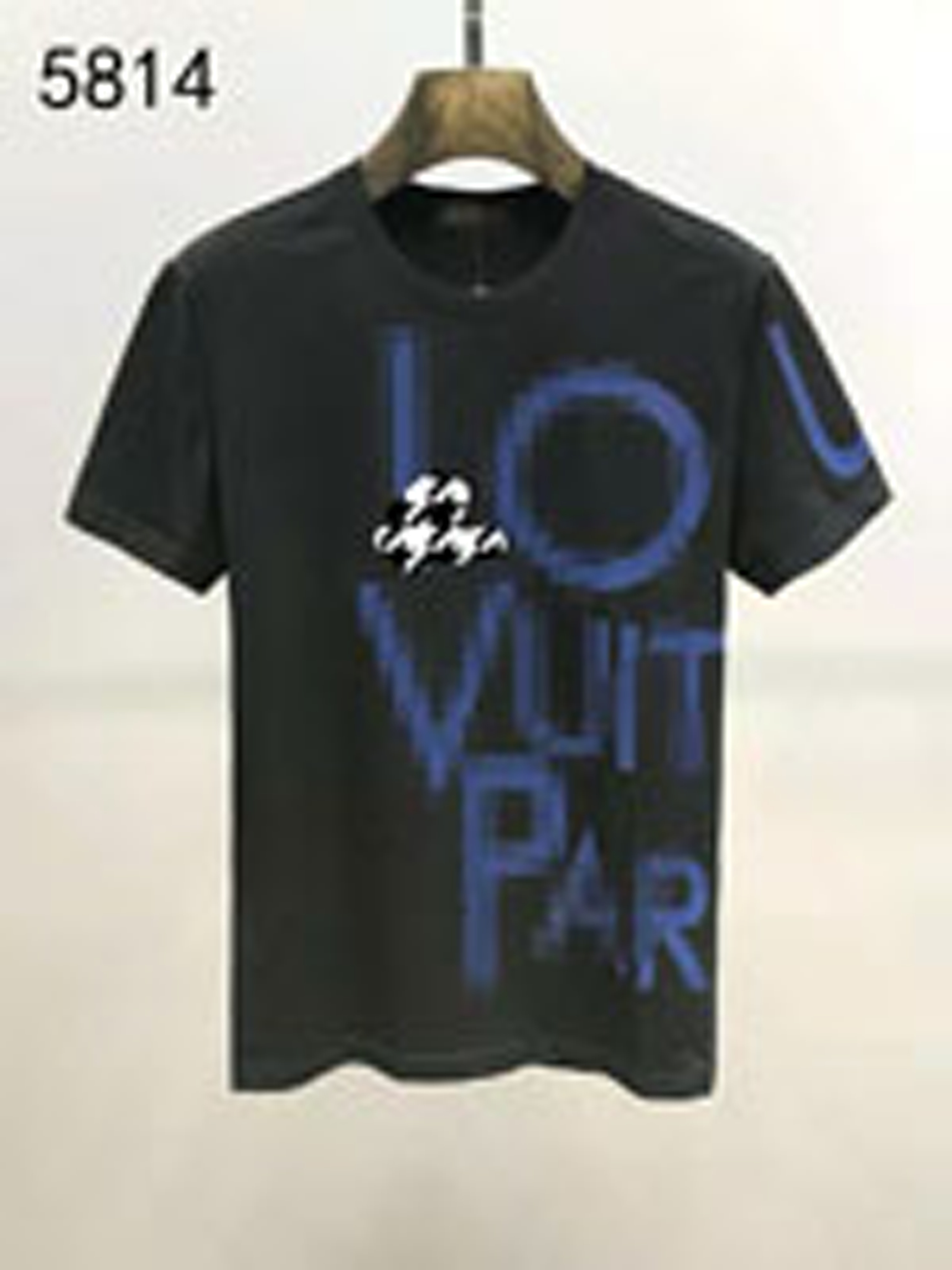 

4q21 luxury men's T-shirt hip hop printing short sleeve T-shirt summer new round of luxury men's cotton T-shirt high quality wholesale, White;black