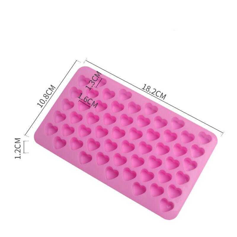DHL Chocolate Molds Gummy Molds Silicone Candy Mold Ice Cube Tray Nonstick Food Grade nd Silicone Molds 18.2*10.8*1cm LX4150