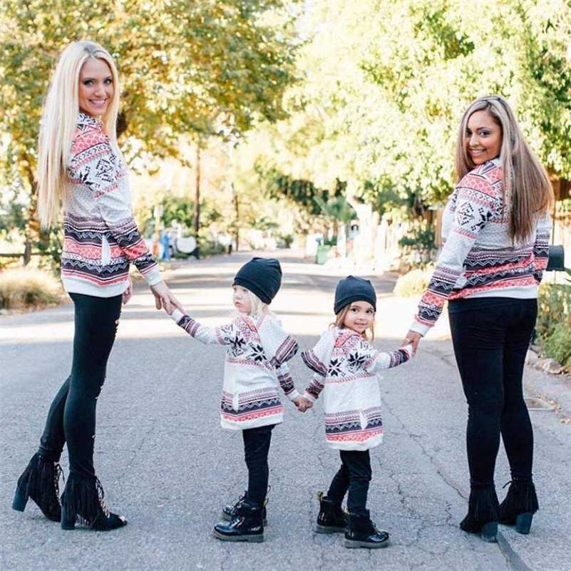 Mother Daughter Winter Matching Clothes 