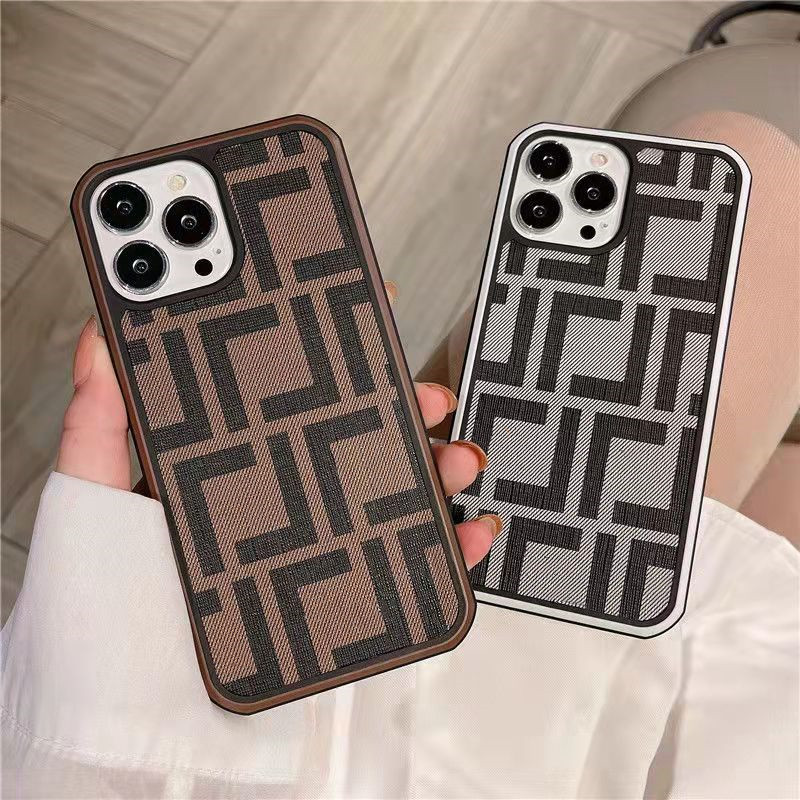 

Luxury designer phone cases for iphone 13 13pro 13promax 12 12promax 11 11pro 11promax XR XS 7 8 Plus Anti-knock PU leather Protective Shockproof cellphone case shell, Brown