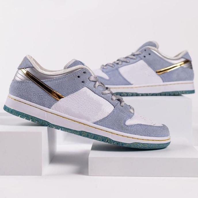 

2020 New Release Sean Cliver x Low Pro Dark Russet For Mens Shattered Backboard Trainers Women Skateboard Shoes us5.5-11, 01