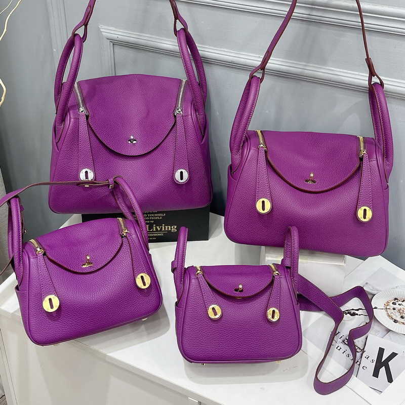 

Designer luxury hand2022 new H home shrunk top layer cowhide Lindi leather Doctor Bag medicine case portable shoulder women's bag, Yellow