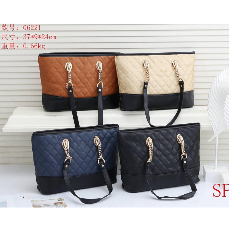 

With New fashion bag Shoulder handbag Ladies bags All-match Diamond chain Large capacity package high quality, Black