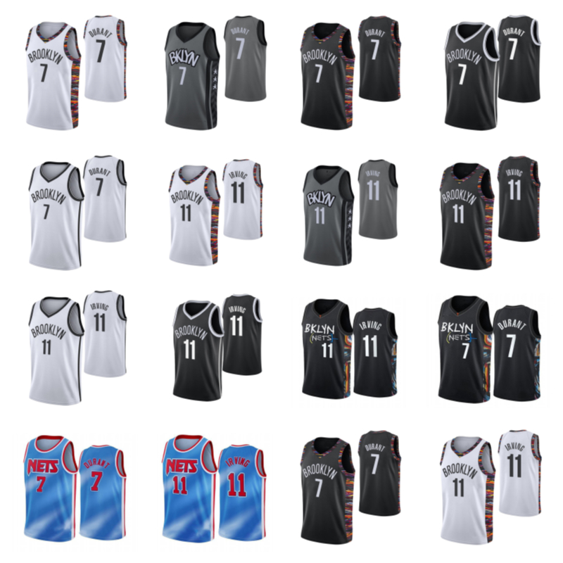 

Basketball jersey 7 Kevin Durant 11 Kyrie Irving Basketball jersey, Black;red