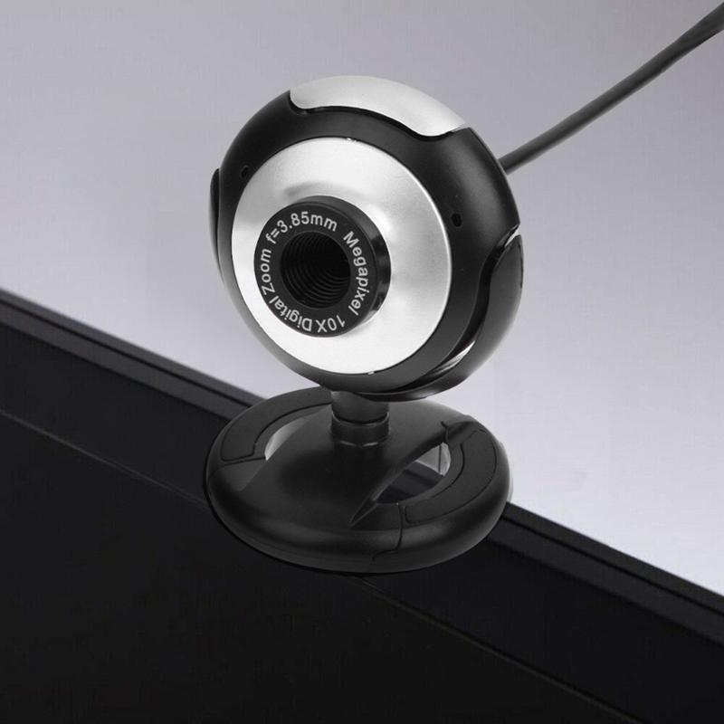

Webcams USB Camera With Mic For PC Laptop Night Vision Brand Web Cam Class 360 Degree High Definition Computer