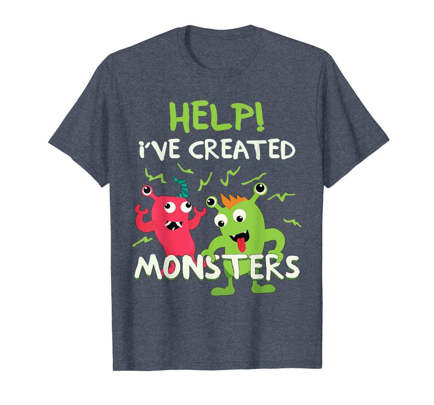 

help i've created monsters shirt mothers day fathers day, White;black