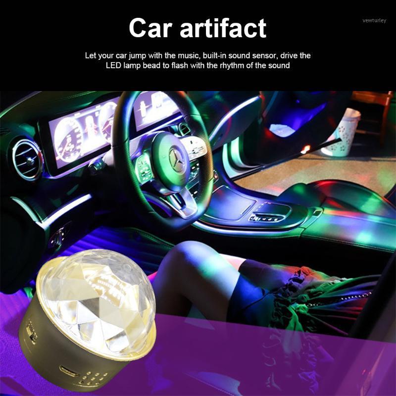 

Party Decoration Car Auto Lamp USB Light DJ RGB Mini Colorful Music Sound USB-C Holiday Karaoke Atmosphere Welcome